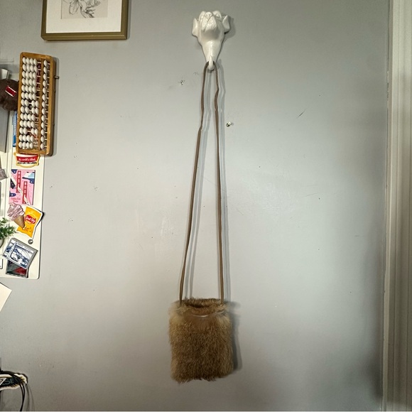 🆕 BONPOINT Rabbit Fur Bag - Picture 3 of 10